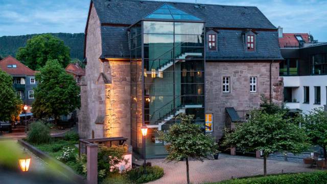 Altes Rathaus Heiligenstadt bei Dämmerung